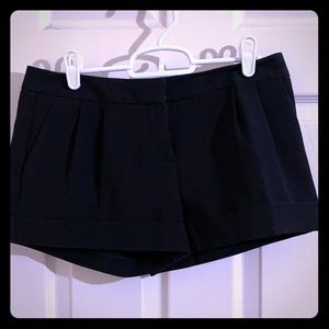 Express Black Cuffed Shorts
